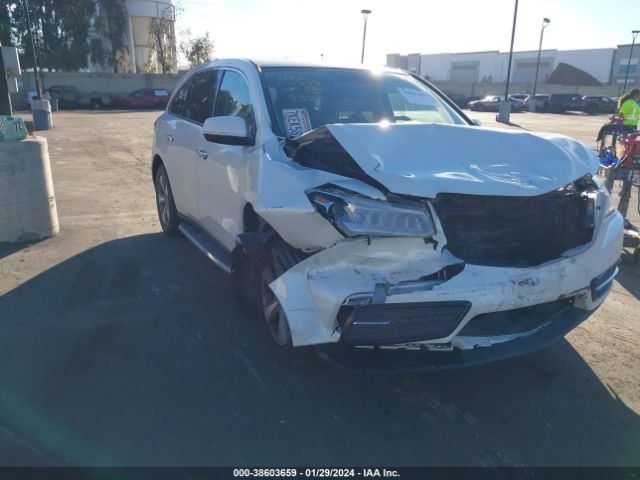 ACURA MDX 2015 5fryd3h27fb009320