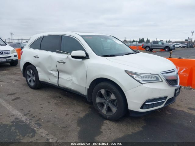 ACURA MDX 2016 5fryd3h27gb006127