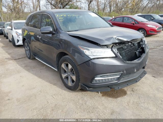 ACURA MDX 2016 5fryd3h27gb019508