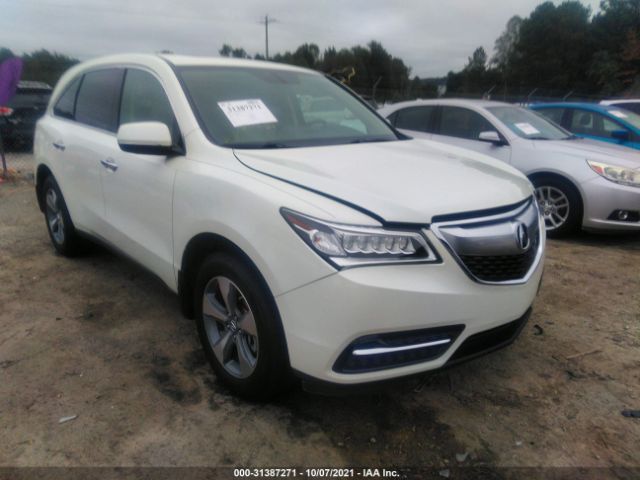 ACURA MDX 2014 5fryd3h2xeb016602