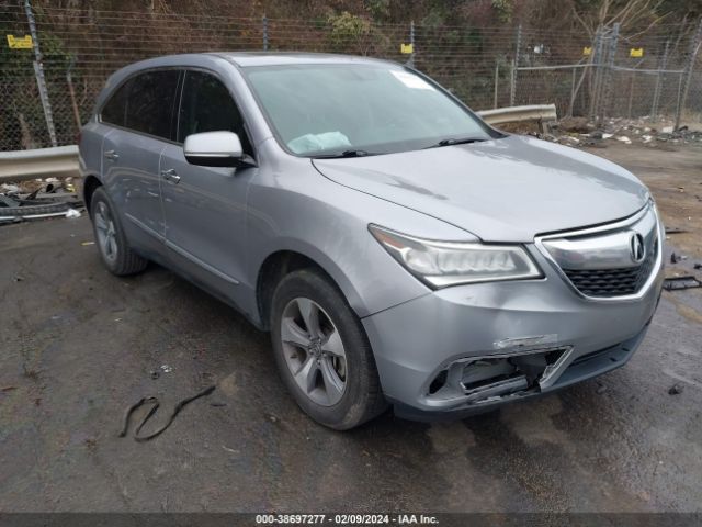 ACURA MDX 2016 5fryd3h2xgb021544