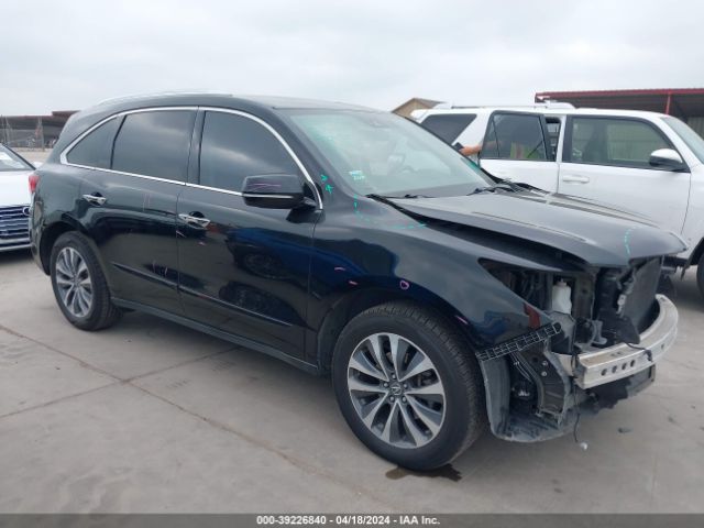 ACURA MDX 2016 5fryd3h40gb008867