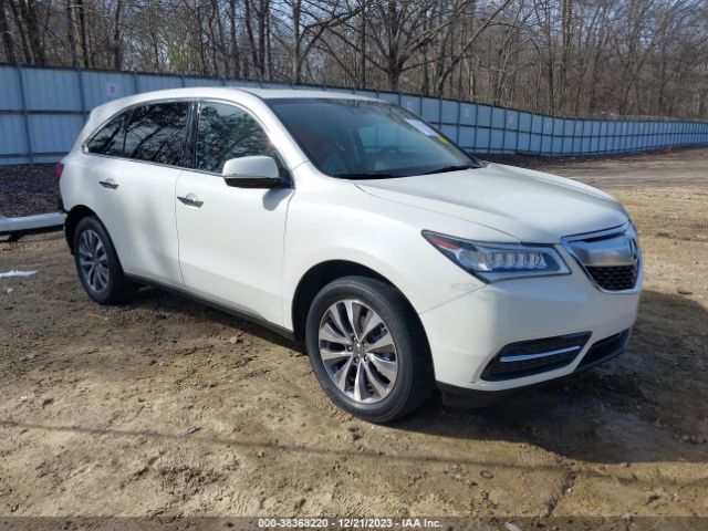 ACURA MDX 2015 5fryd3h41fb006317