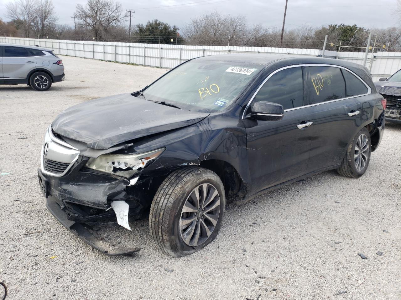 ACURA MDX 2015 5fryd3h41fb010416