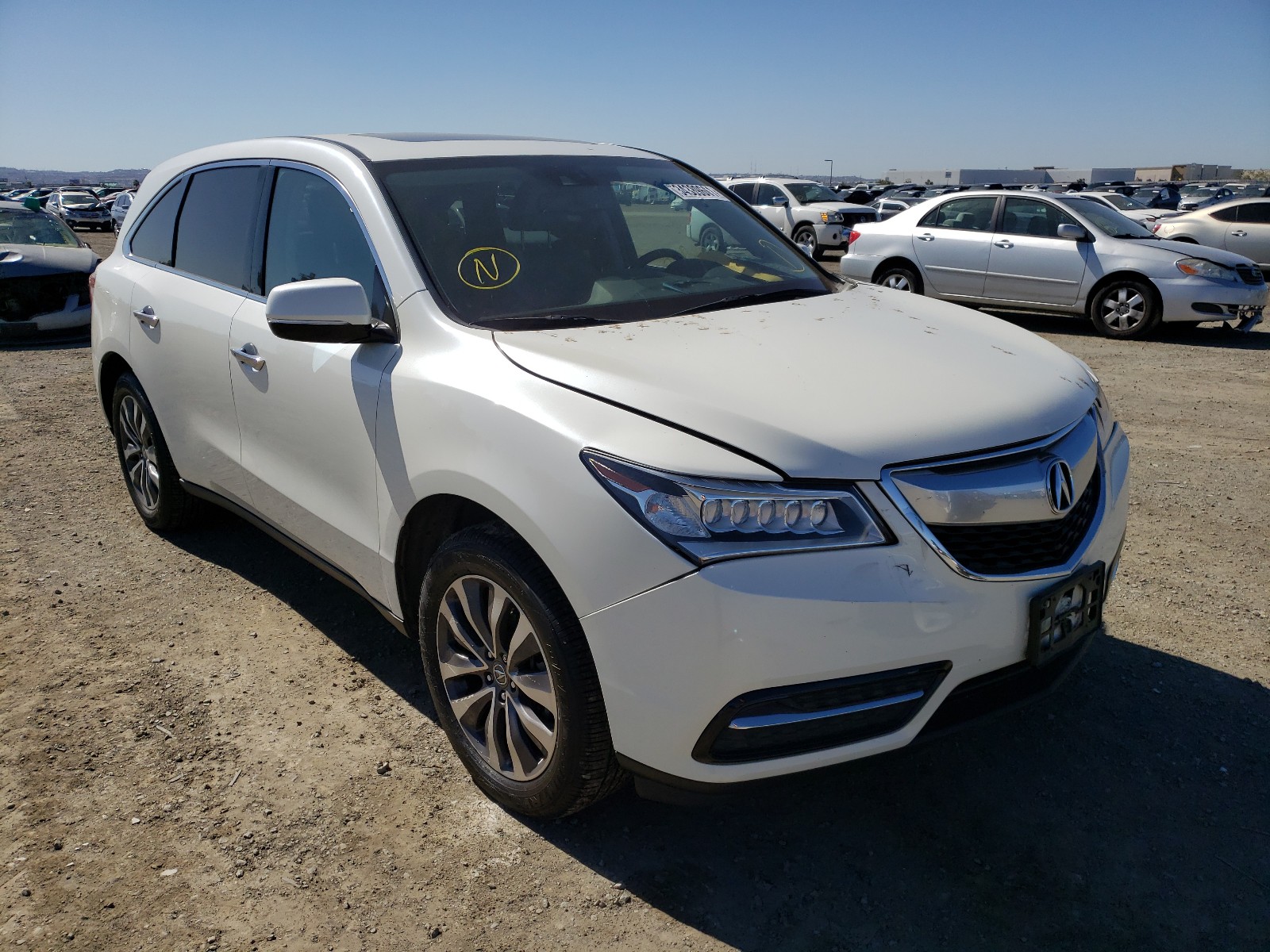 ACURA MDX TECHNO 2015 5fryd3h41fb012831