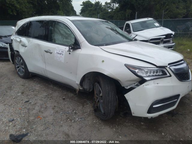 ACURA MDX 2016 5fryd3h41gb017190