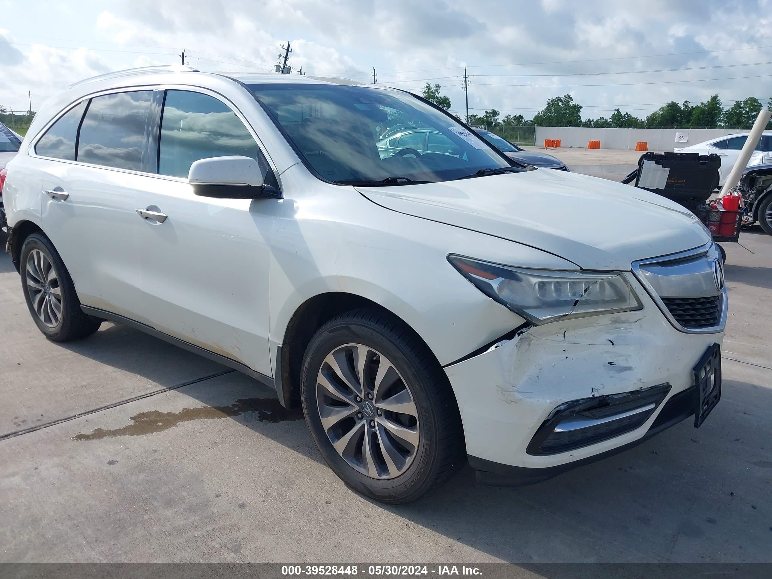 ACURA MDX 2015 5fryd3h42fb005922