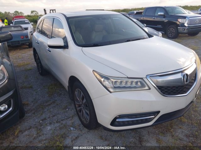 ACURA MDX 2015 5fryd3h43fb001636