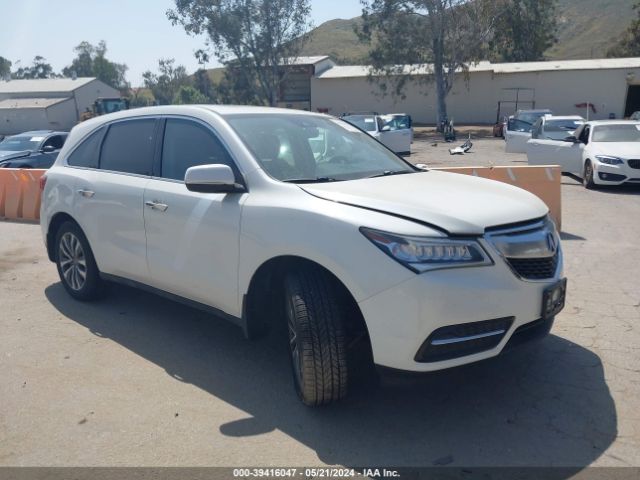 ACURA MDX 2016 5fryd3h44gb007107