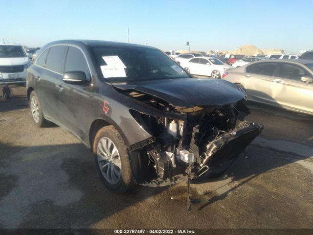 ACURA MDX 2016 5fryd3h45gb005334