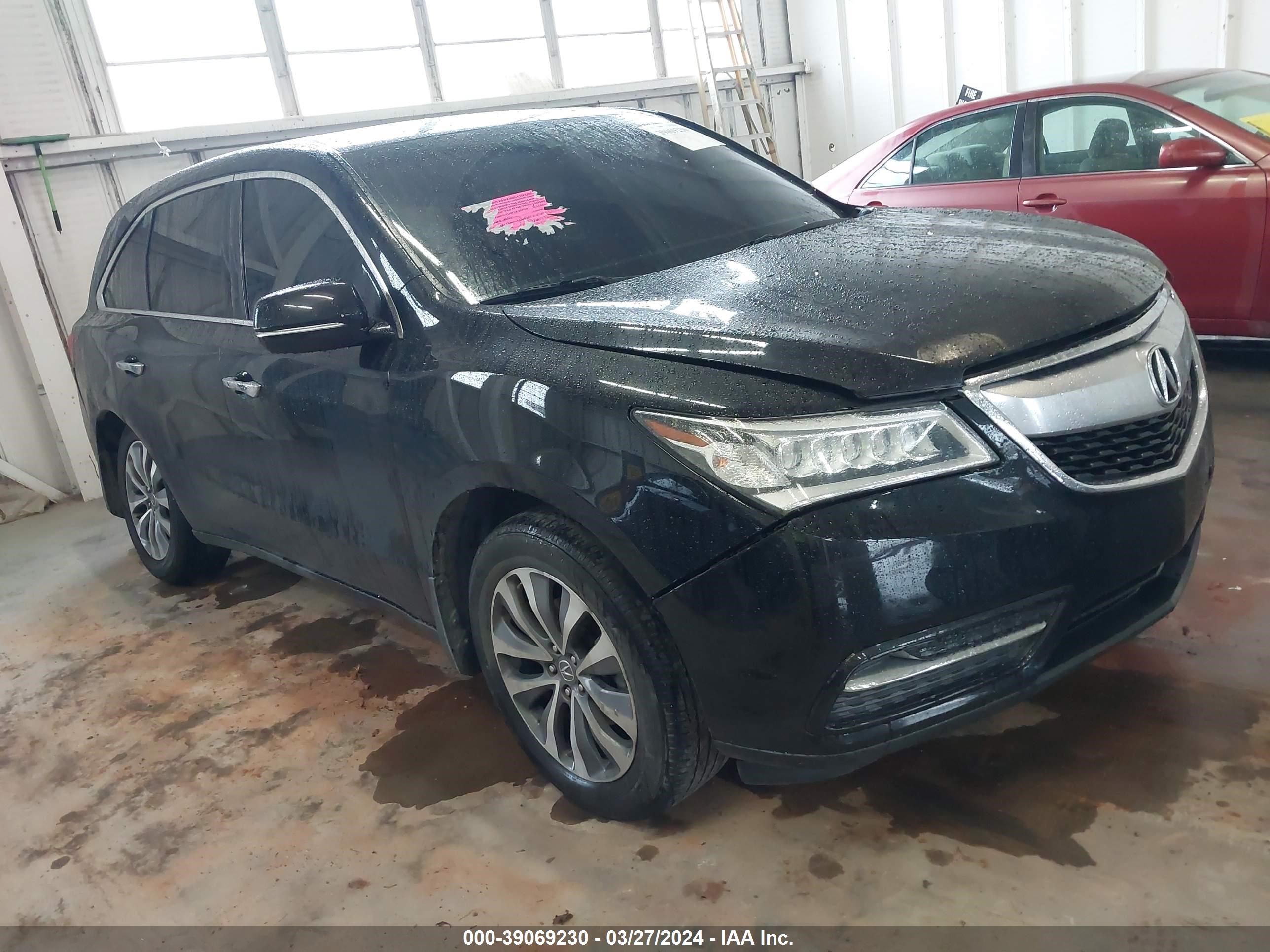 ACURA MDX 2014 5fryd3h46eb003329