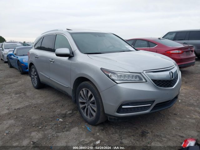 ACURA MDX 2014 5fryd3h46eb016372