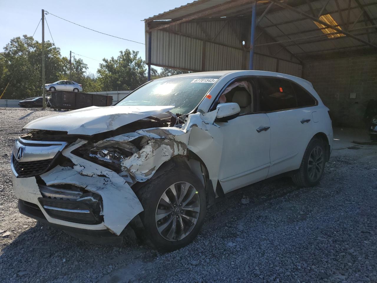 ACURA MDX 2014 5fryd3h46eb020437