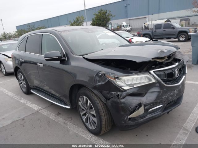 ACURA MDX 2016 5fryd3h46gb020134