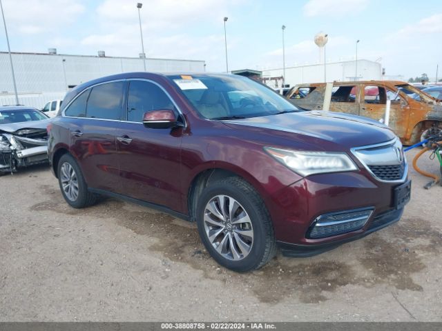 ACURA MDX 2014 5fryd3h49eb018066