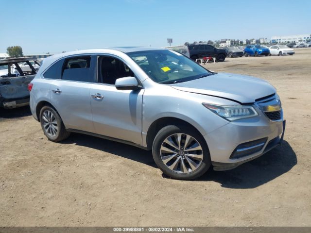 ACURA MDX 2015 5fryd3h49fb014147