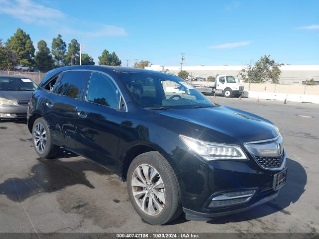 ACURA MDX 2016 5fryd3h49gb008883