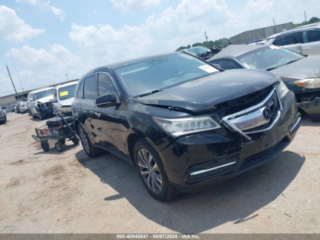 ACURA MDX 2016 5fryd3h49gb012593