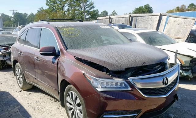 ACURA MDX 2014 5fryd3h4xeb009473