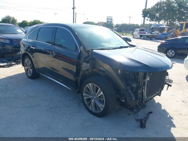 ACURA MDX 2017 5fryd3h55hb011709