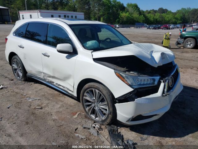 ACURA MDX 2017 5fryd3h57hb013803