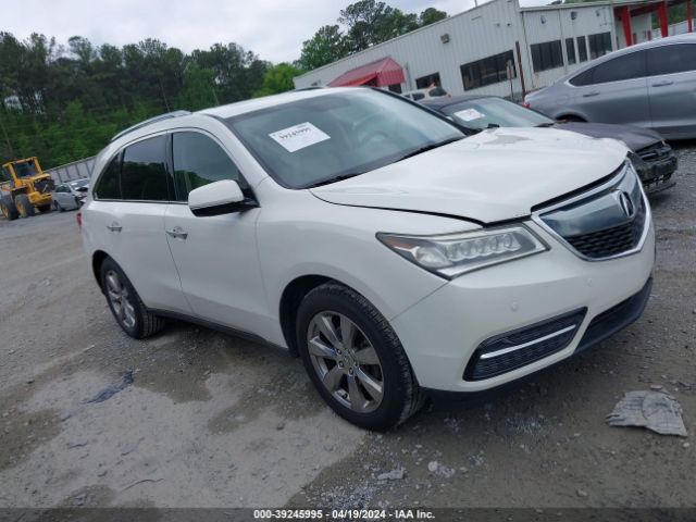 ACURA MDX 2014 5fryd3h86eb001177