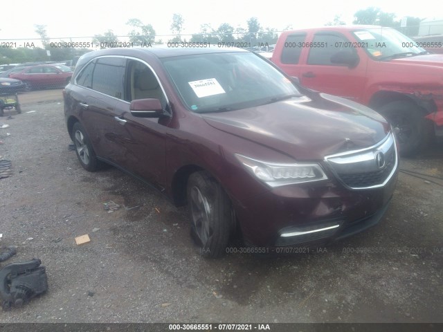 ACURA MDX 2014 5fryd4h20eb036492