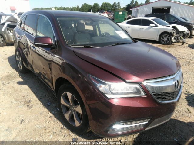 ACURA MDX 2016 5fryd4h20gb018979