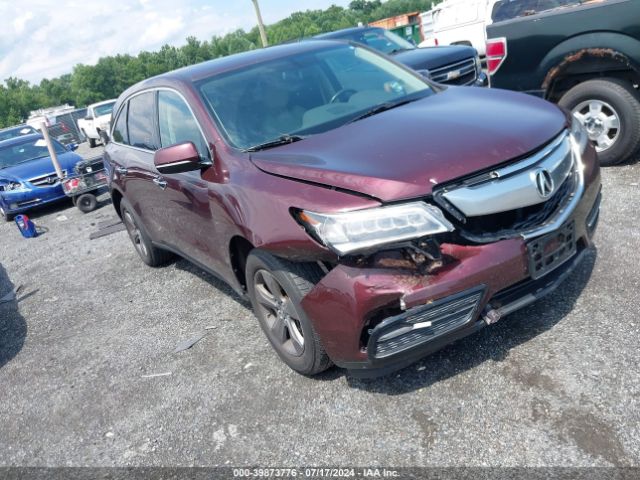 ACURA MDX 2015 5fryd4h21fb009951