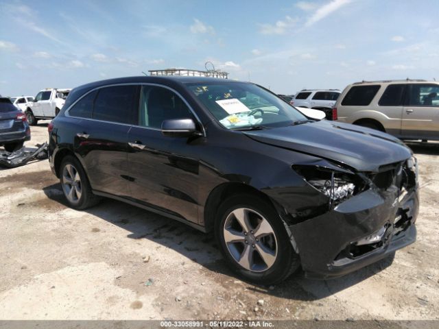 ACURA MDX 2015 5fryd4h22fb011272