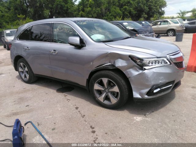 ACURA MDX 2016 5fryd4h22gb029904