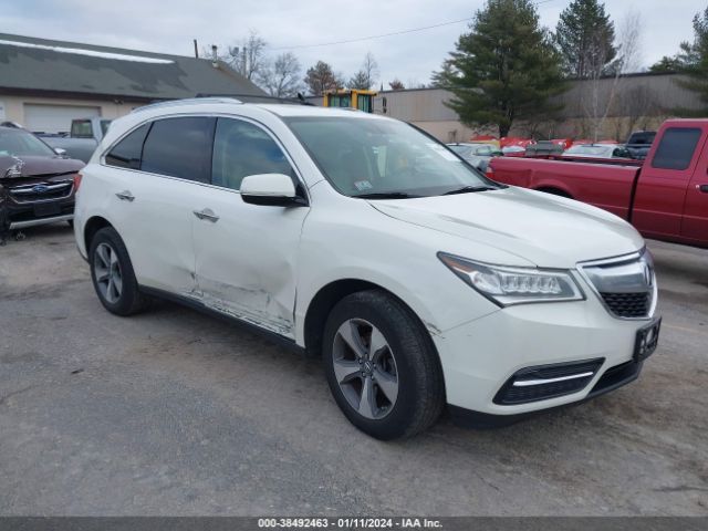 ACURA MDX 2016 5fryd4h22gb033435