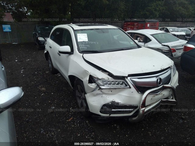 ACURA MDX 2016 5fryd4h22gb059680