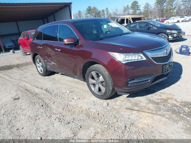 ACURA MDX 2015 5fryd4h23fb033085