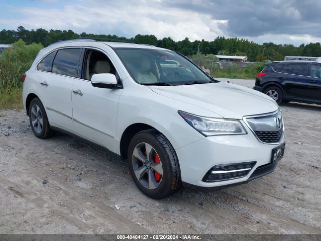 ACURA MDX 2016 5fryd4h23gb047716