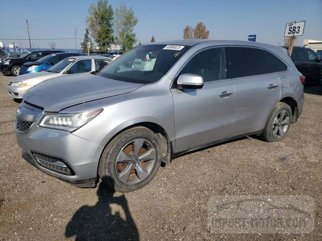 ACURA MDX 2014 5fryd4h24eb505034