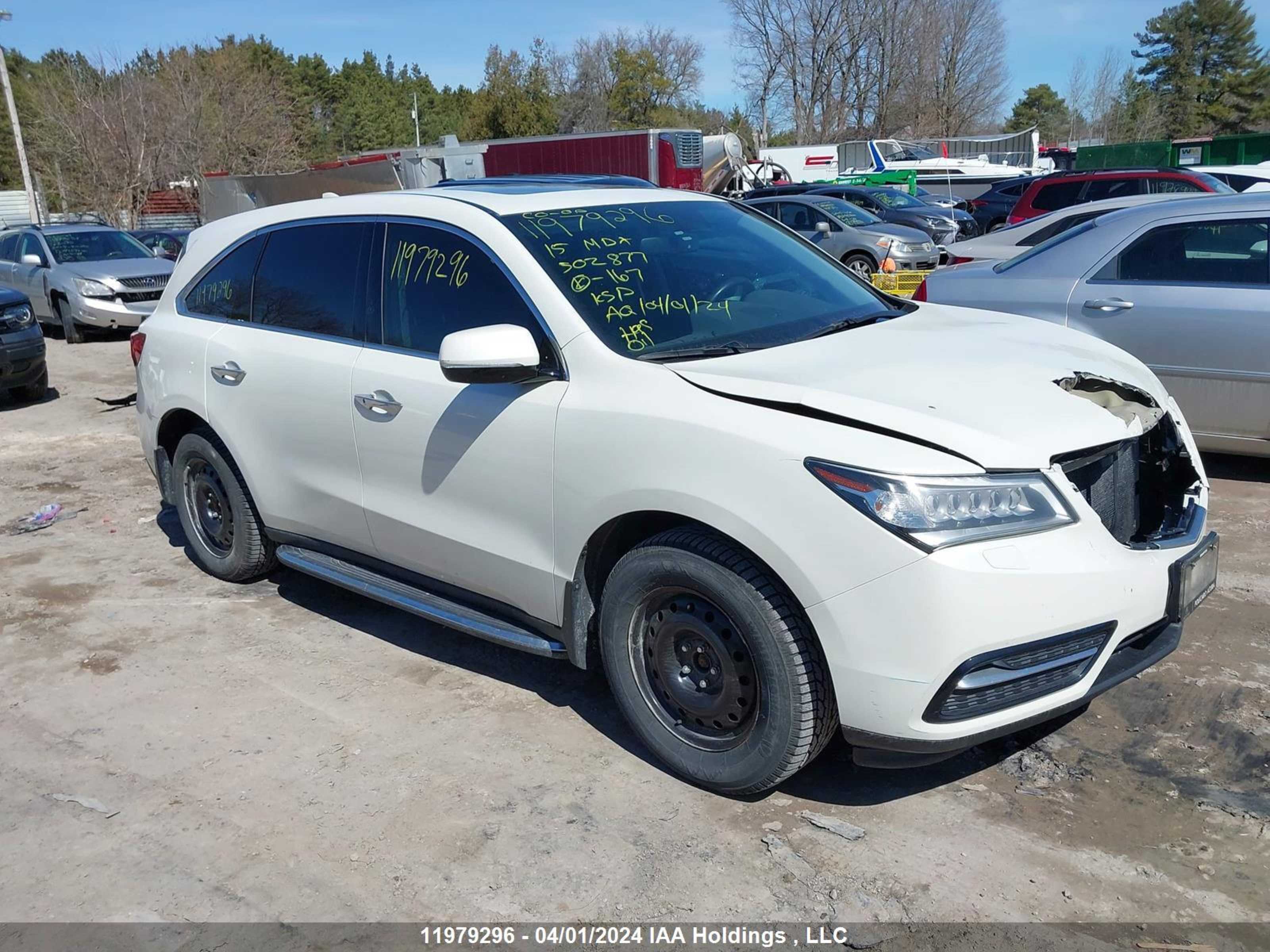 ACURA MDX 2015 5fryd4h24fb502877