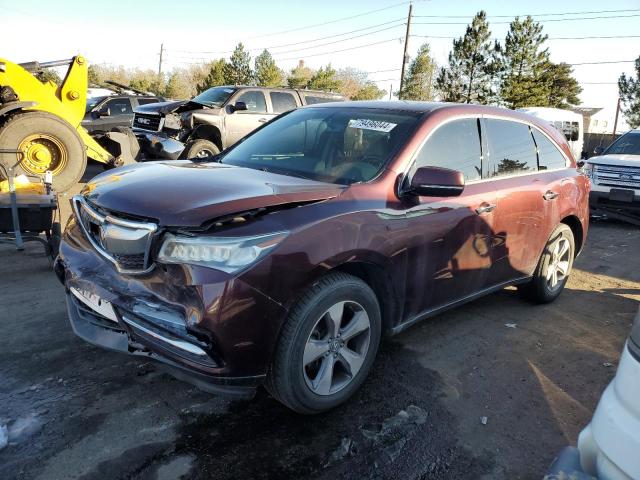 ACURA MDX 2016 5fryd4h24gb002915