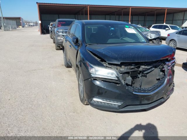 ACURA MDX 2016 5fryd4h24gb036014