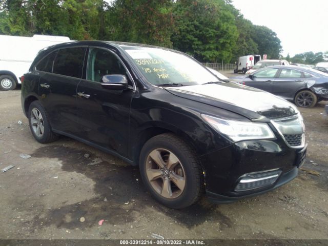 ACURA MDX 2015 5fryd4h25fb017695