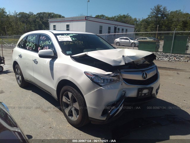 ACURA MDX 2016 5fryd4h25gb014300