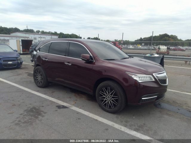 ACURA MDX 2015 5fryd4h26fb030293