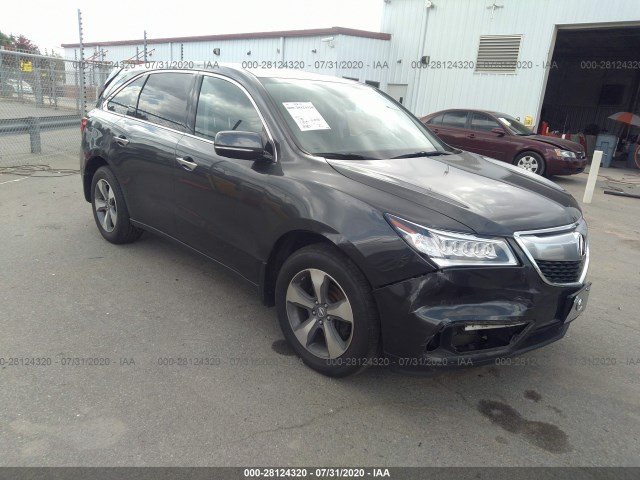 ACURA MDX 2016 5fryd4h26gb034278