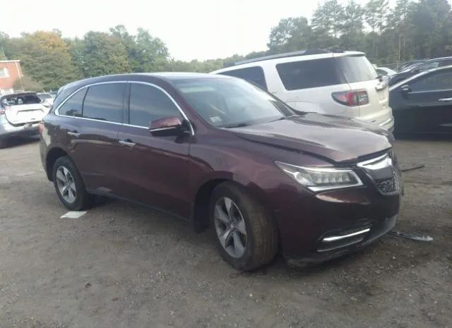 ACURA MDX 2016 5fryd4h26gb061738