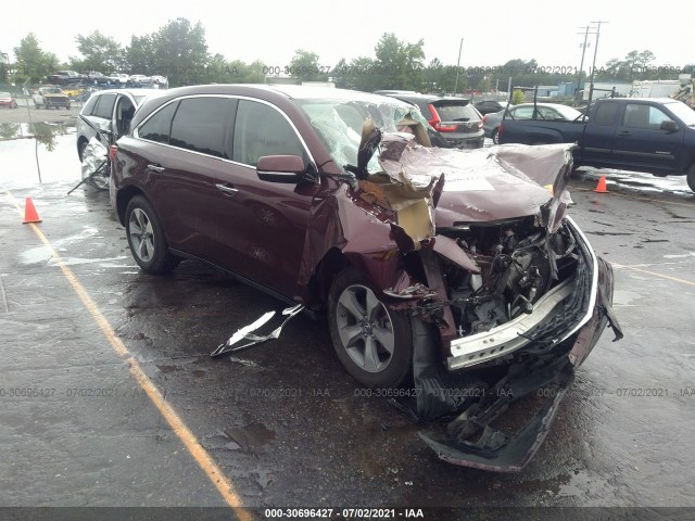 ACURA MDX 2014 5fryd4h27eb024162