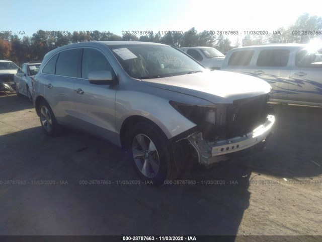 ACURA MDX 2015 5fryd4h27fb007878