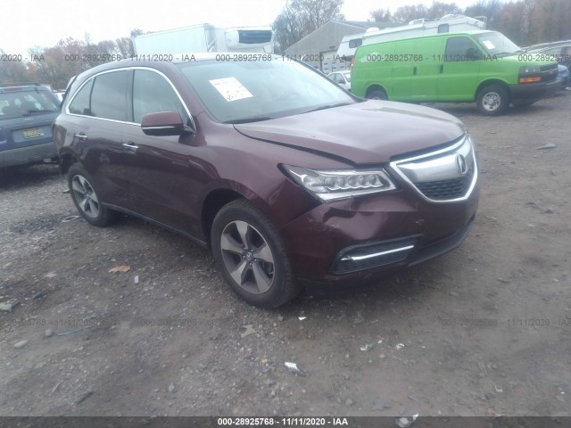 ACURA MDX 2015 5fryd4h27fb024230