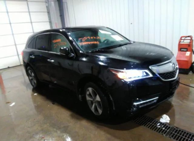 ACURA MDX 2016 5fryd4h27gb049470