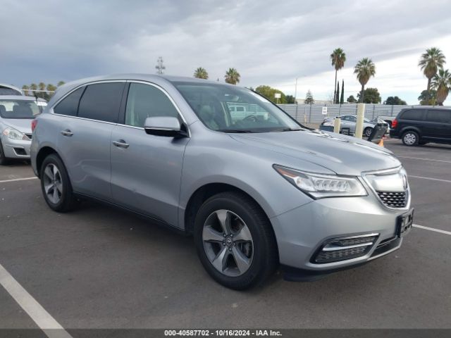 ACURA MDX 2016 5fryd4h27gb057813