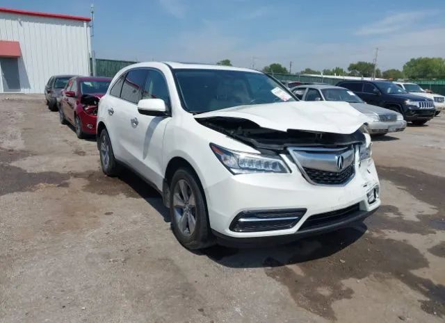 ACURA MDX 2016 5fryd4h28gb050711